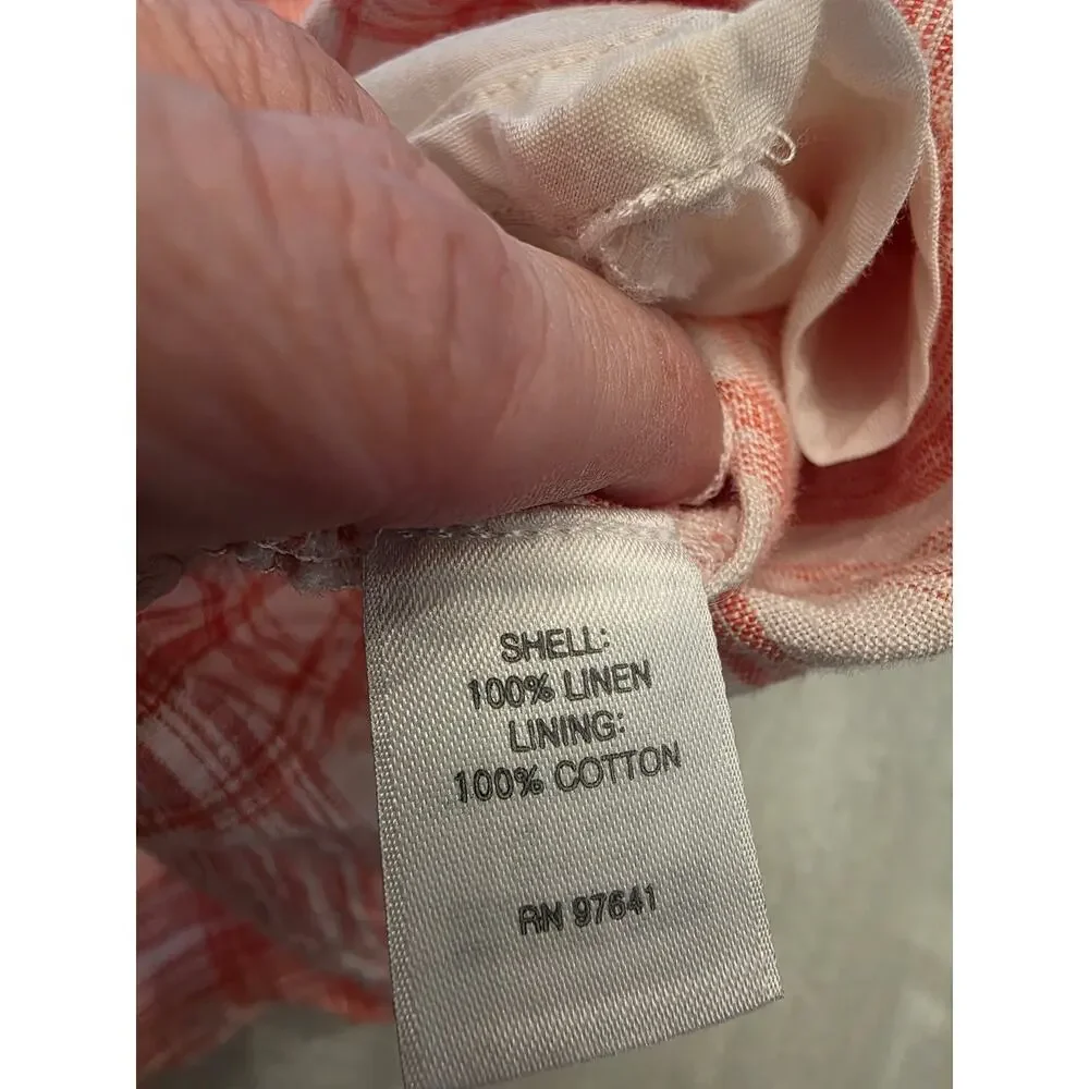 J. Jill Love Linen Women's Maxi Dress SZ XL Sleeveless  Summer Luxury Minimalist - Picture 8 of 10